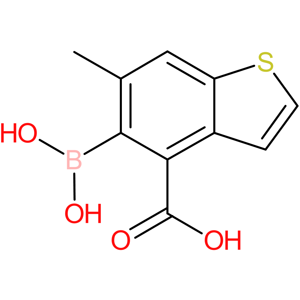 4-carboxy-6-methylbenzothiophene-5-boronic acid