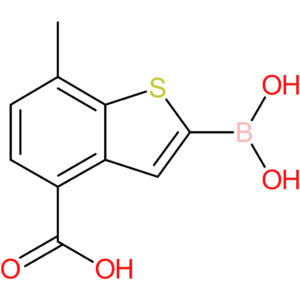 4-carboxy-7-methylbenzothiophene-2-boronic acid
