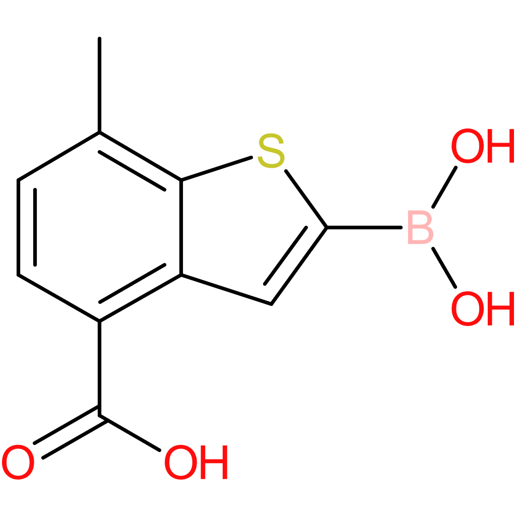 4-carboxy-7-methylbenzothiophene-2-boronic acid