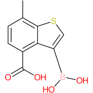 4-carboxy-7-methylbenzothiophene-3-boronic acid