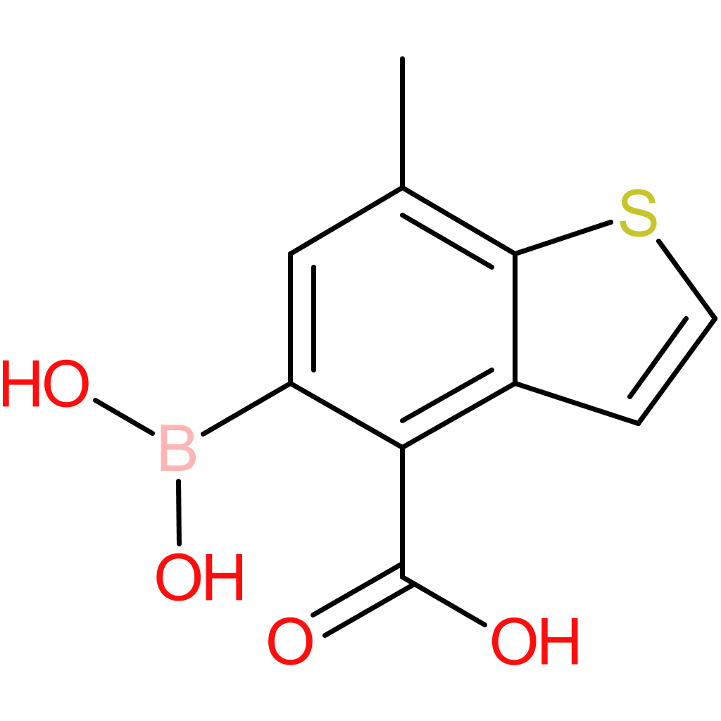 4-carboxy-7-methylbenzothiophene-5-boronic acid