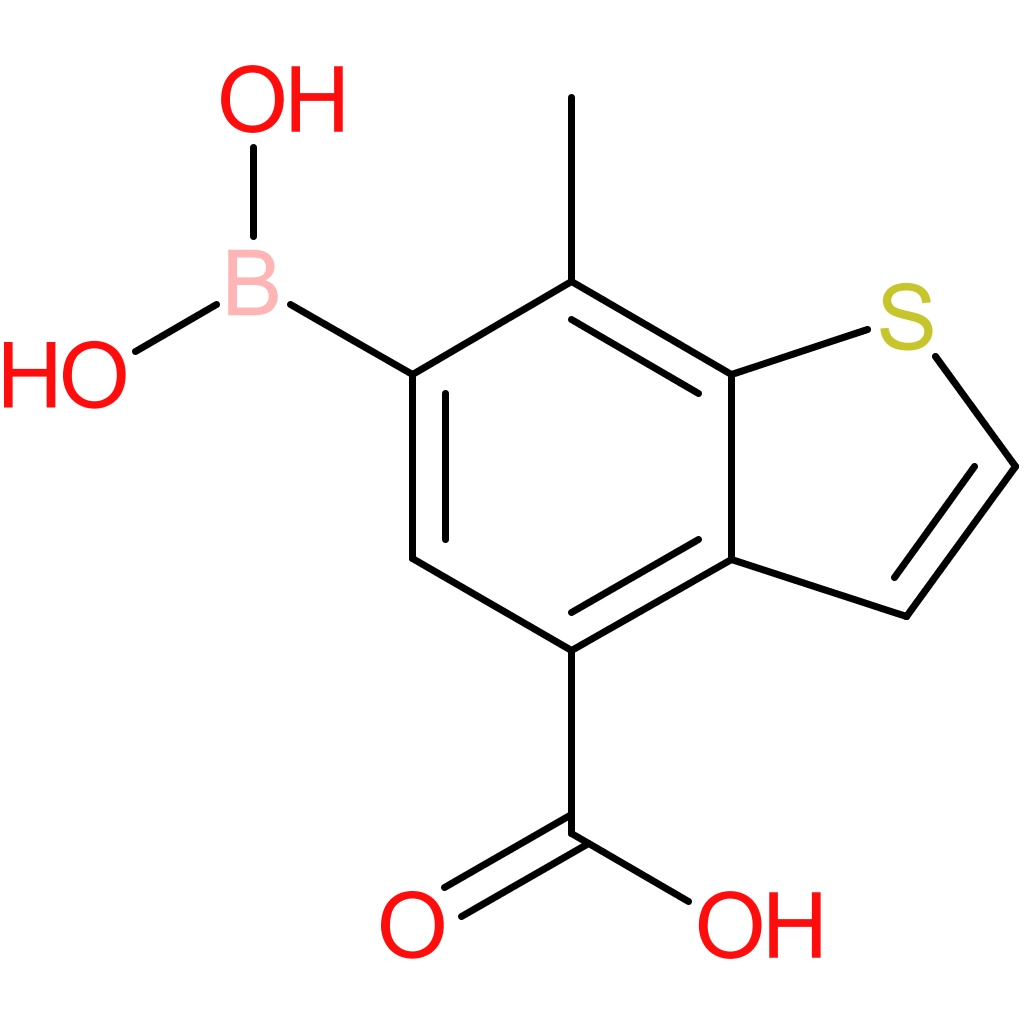4-carboxy-7-methylbenzothiophene-6-boronic acid