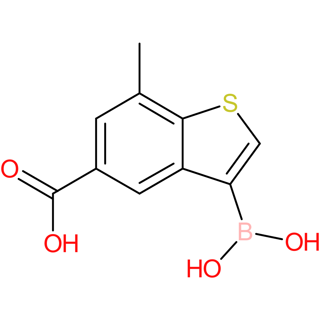 5-carboxy-7-methylbenzothiophene-3-boronic acid