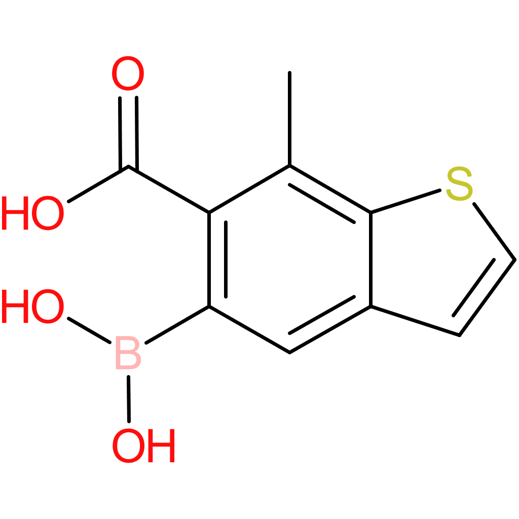 6-carboxy-7-methylbenzothiophene-5-boronic acid