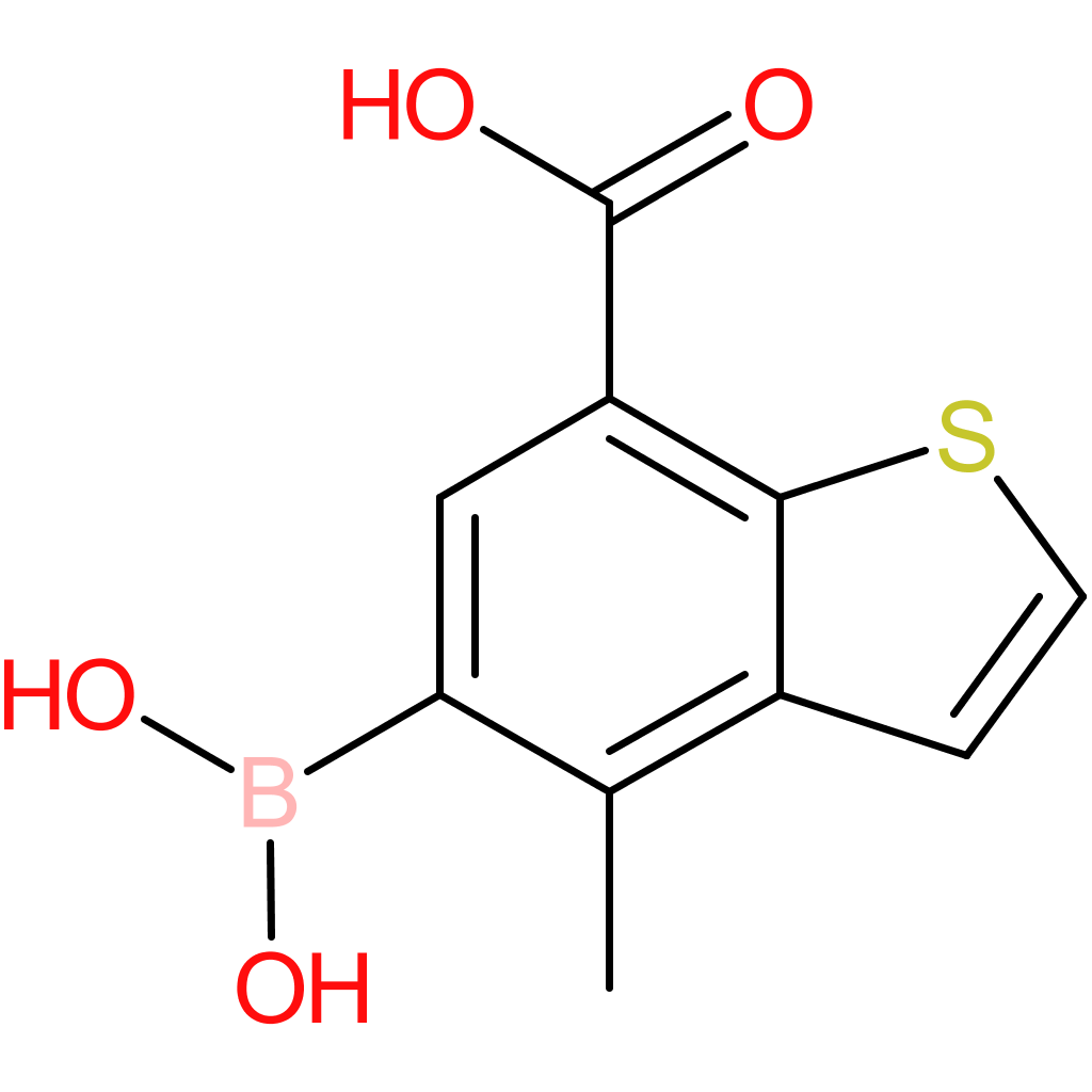 7-carboxy-4-methylbenzothiophene-5-boronic acid