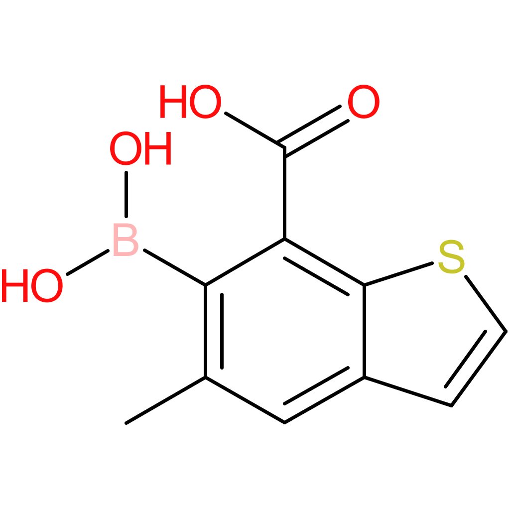 7-carboxy-5-methylbenzothiophene-6-boronic acid