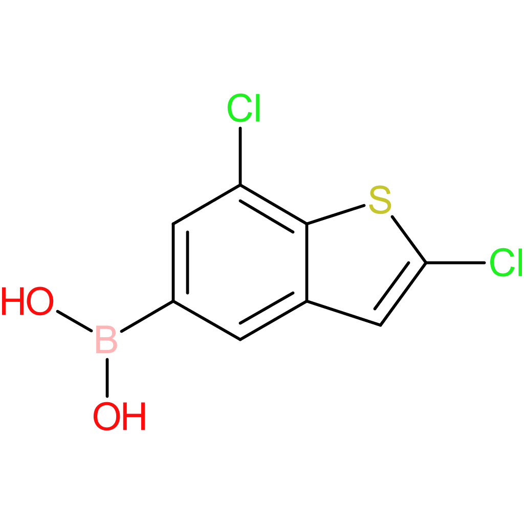 (2,7-dichloro-1-benzothiophen-5-yl)boronic acid