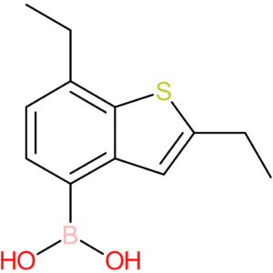 2,7-diethylbenzothiophene-4-boronic acid