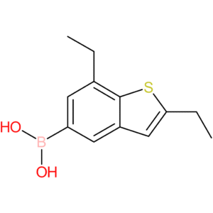 2,7-diethylbenzothiophene-5-boronic acid