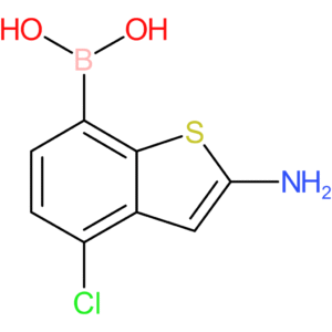 (2-amino-4-chloro-1-benzothiophen-7-yl)boronic acid