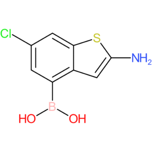 2-amino-6-chlorobenzothiophene-4-boronic acid