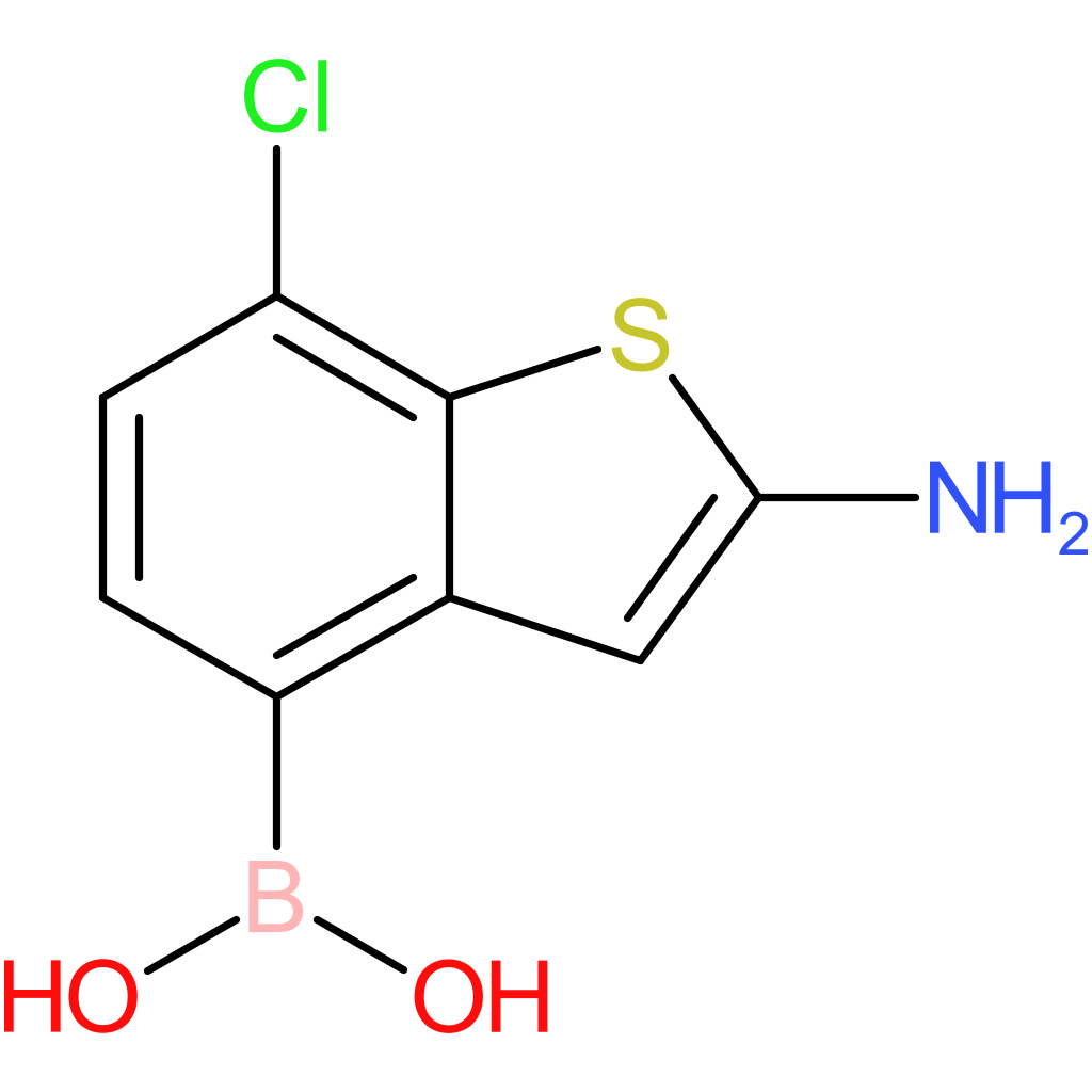 (2-amino-7-chloro-1-benzothiophen-4-yl)boronic acid