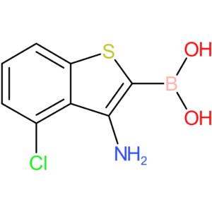 (3-amino-4-chloro-1-benzothiophen-2-yl)boronic acid
