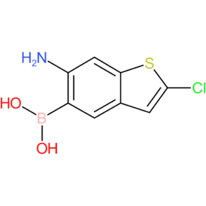 (6-amino-2-chloro-1-benzothiophen-5-yl)boronic acid