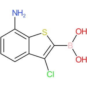 (7-amino-3-chloro-1-benzothiophen-2-yl)boronic acid