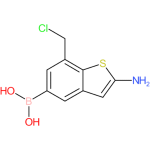 2-amino-7-(chloromethyl)benzothiophene-5-boronic acid