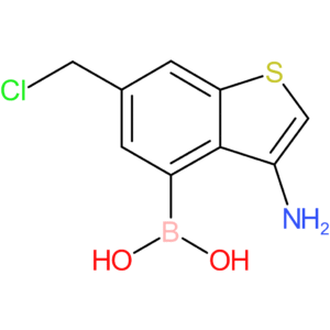 3-amino-6-(chloromethyl)benzothiophene-4-boronic acid
