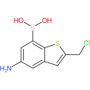 5-amino-2-(chloromethyl)benzothiophene-7-boronic acid