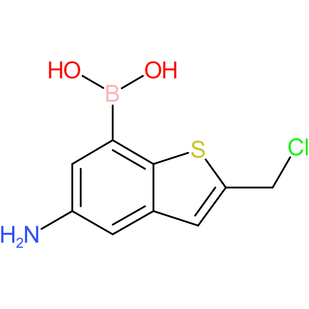 5-amino-2-(chloromethyl)benzothiophene-7-boronic acid