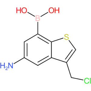 5-amino-3-(chloromethyl)benzothiophene-7-boronic acid