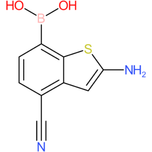 2-amino-4-cyanobenzothiophene-7-boronic acid