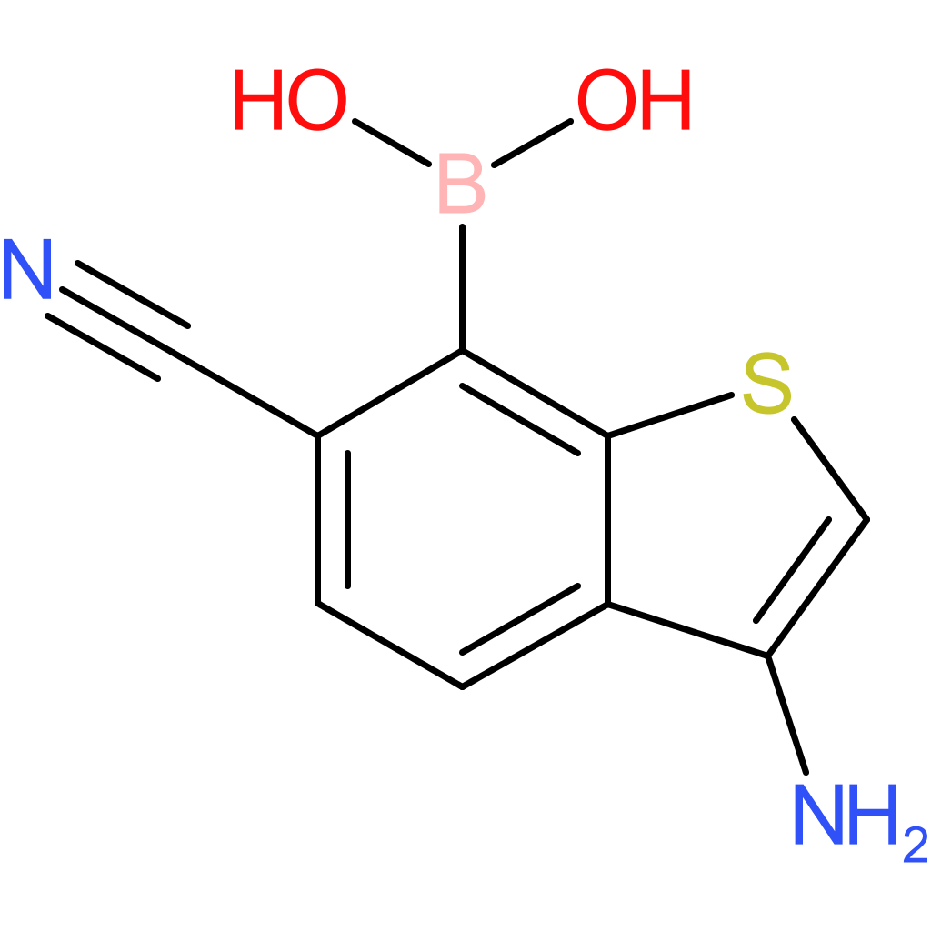 3-amino-6-cyanobenzothiophene-7-boronic acid