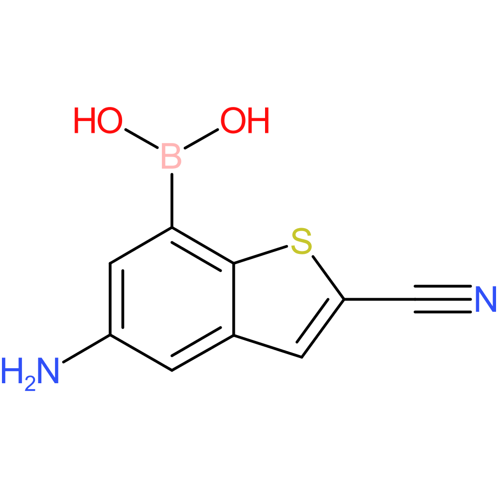 5-amino-2-cyanobenzothiophene-7-boronic acid