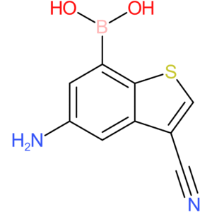 5-amino-3-cyanobenzothiophene-7-boronic acid
