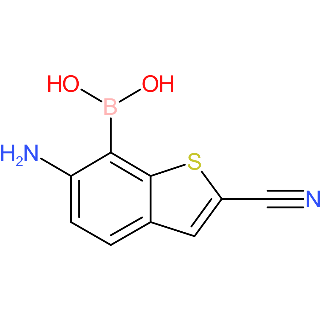 6-amino-2-cyanobenzothiophene-7-boronic acid