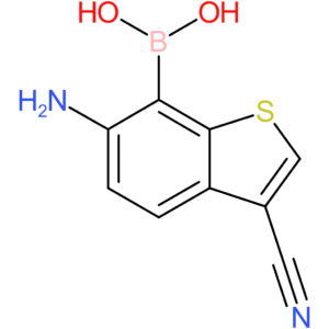 6-amino-3-cyanobenzothiophene-7-boronic acid