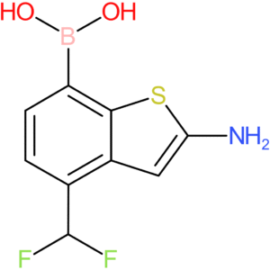 2-amino-4-(difluoromethyl)benzothiophene-7-boronic acid