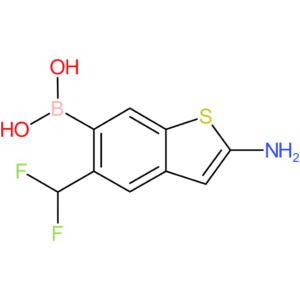 2-amino-5-(difluoromethyl)benzothiophene-6-boronic acid