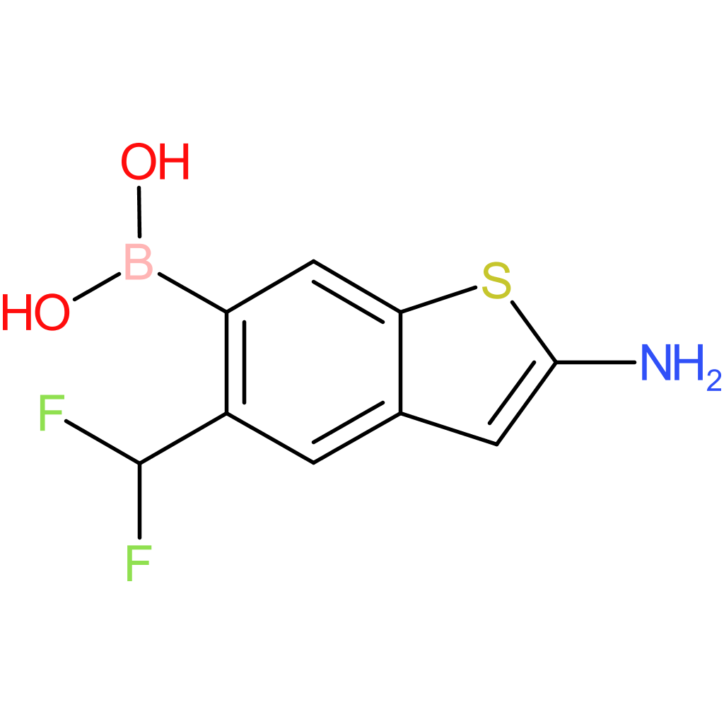 2-amino-5-(difluoromethyl)benzothiophene-6-boronic acid