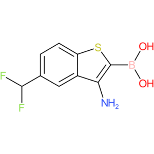3-amino-5-(difluoromethyl)benzothiophene-2-boronic acid