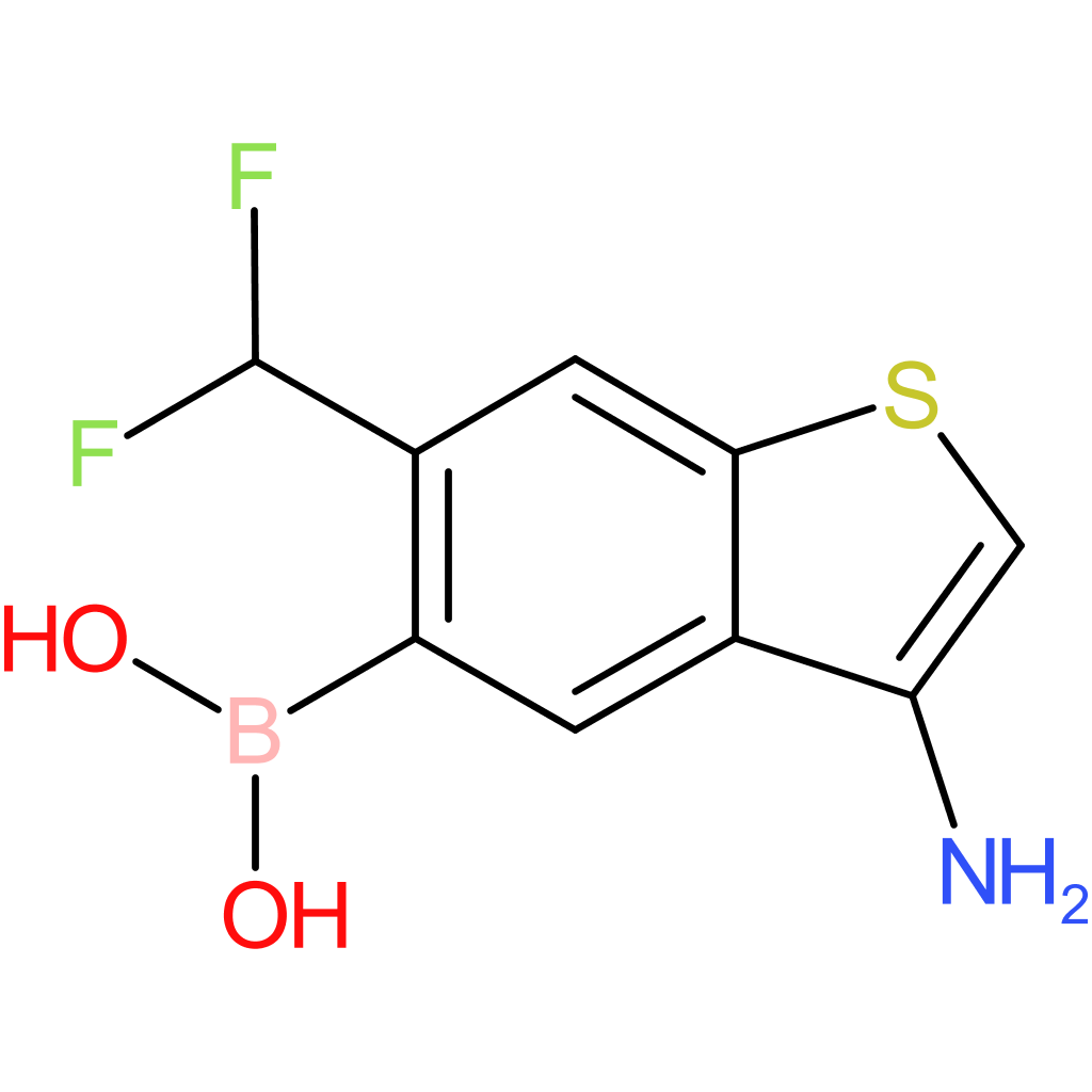 3-amino-6-(difluoromethyl)benzothiophene-5-boronic acid