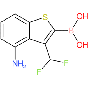 4-amino-3-(difluoromethyl)benzothiophene-2-boronic acid