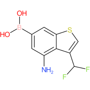 4-amino-3-(difluoromethyl)benzothiophene-6-boronic acid