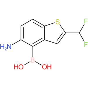 5-amino-2-(difluoromethyl)benzothiophene-4-boronic acid