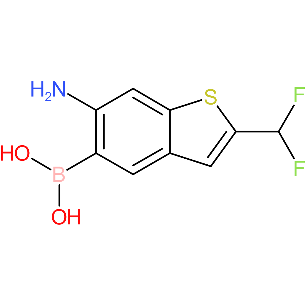 6-amino-2-(difluoromethyl)benzothiophene-5-boronic acid