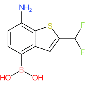 7-amino-2-(difluoromethyl)benzothiophene-4-boronic acid