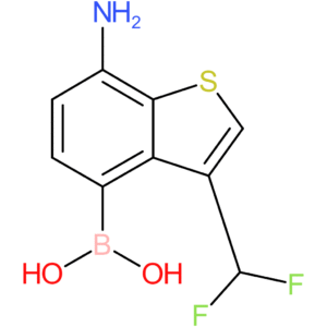 7-amino-3-(difluoromethyl)benzothiophene-4-boronic acid
