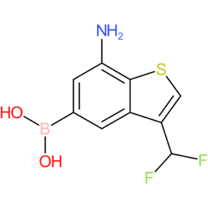 7-amino-3-(difluoromethyl)benzothiophene-5-boronic acid