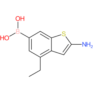 2-amino-4-ethylbenzothiophene-6-boronic acid