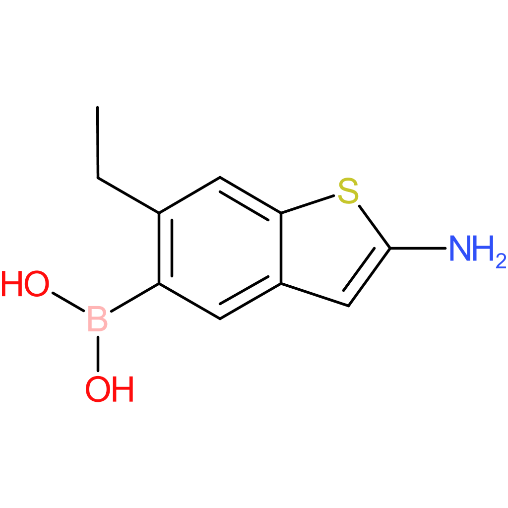 2-amino-6-ethylbenzothiophene-5-boronic acid