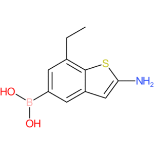 2-amino-7-ethylbenzothiophene-5-boronic acid