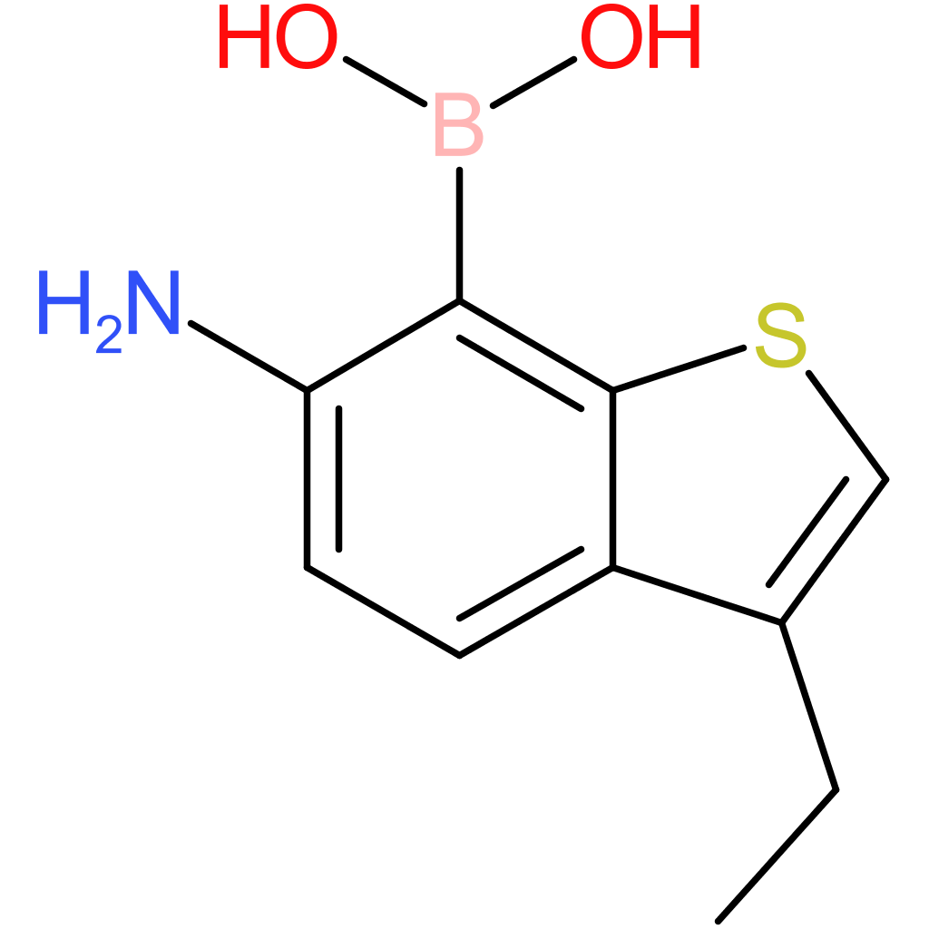 6-amino-3-ethylbenzothiophene-7-boronic acid