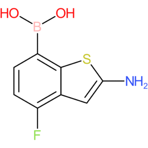 (2-amino-4-fluoro-1-benzothiophen-7-yl)boronic acid