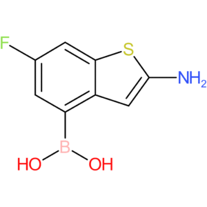 2-amino-6-fluorobenzothiophene-4-boronic acid