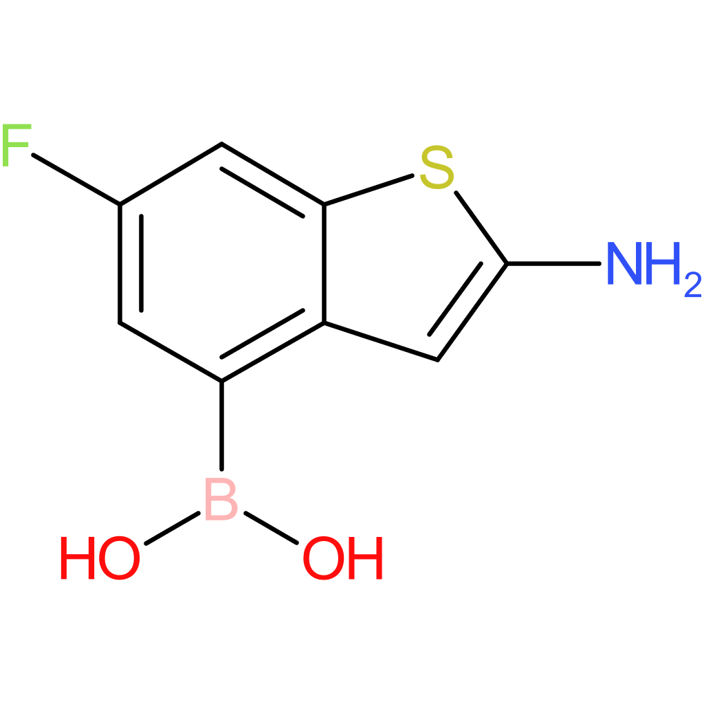 2-amino-6-fluorobenzothiophene-4-boronic acid