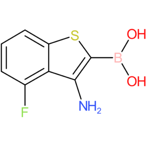 (3-amino-4-fluoro-1-benzothiophen-2-yl)boronic acid